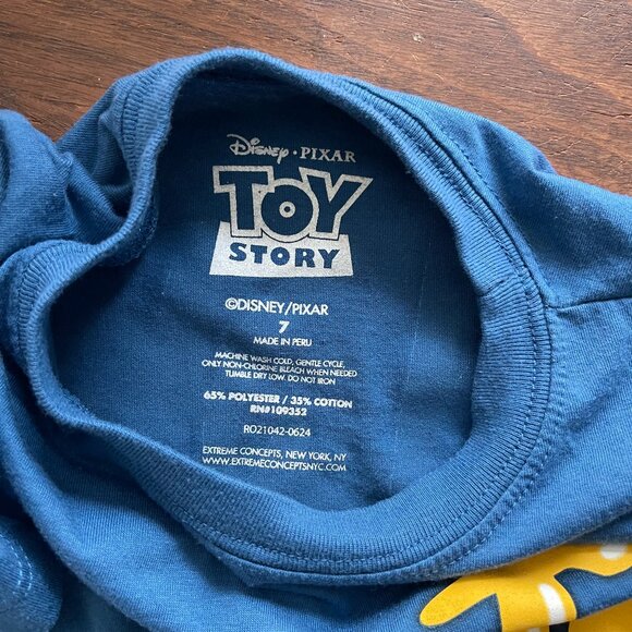 Toy Story Kids Blue T-Shirt - Picture 2 of 3